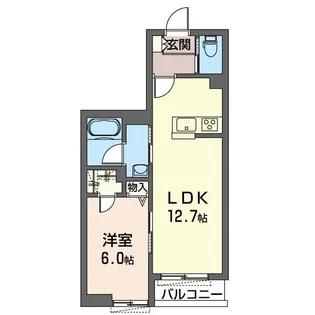 the Greenmount【2階】の間取り
