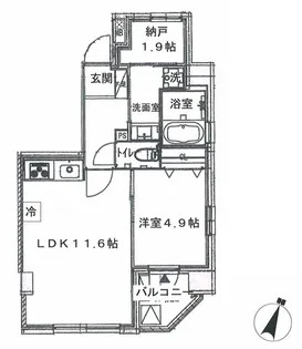 ラ・ソワ目黒【7階】の間取り