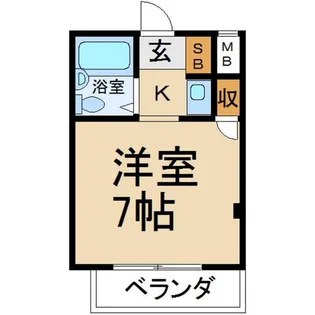 サンフィールド【2階】の間取り