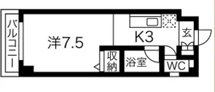クレスト平野【2階】の間取り