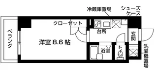 E Studio【4階】の間取り
