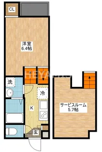 エルモーサ【2階】の間取り