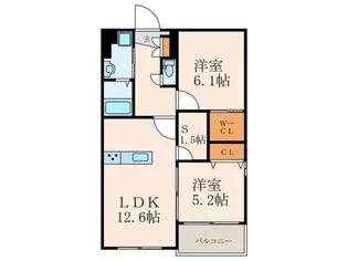 Grand Chariot OHIRAKI【1階】の間取り