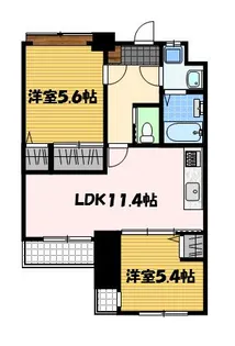 ALUCIA【3階】の間取り