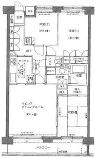 ヴィルヌーブ横浜・港南台【2階】の間取り