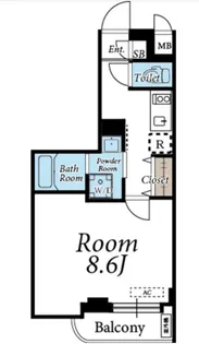 アイディ御殿山ヒルズトップの間取り