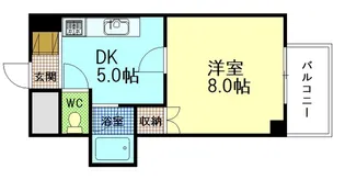 ハイネU【3階】の間取り