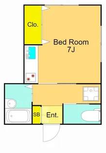 きらく荘【1階】の間取り