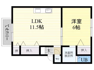 タウンコートM【2階】の間取り
