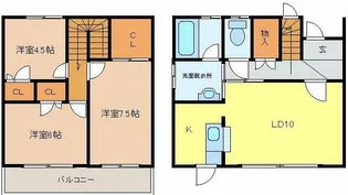 コンコース長嶺の間取り