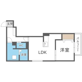 LA VITA COMODO SAPPORO【2階】の間取り