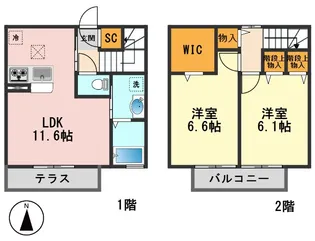 ヴェルエールの間取り