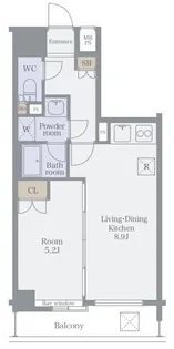 藤和シティスクエア練馬【9階】の間取り