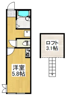 サンクレスト小平【1階】の間取り
