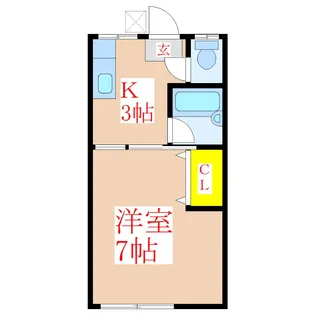 フィオーレ清水【2階】の間取り