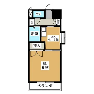 サザン名駅EAST【7階】の間取り
