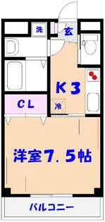 Misajyu(ミサージュ)【1階】の間取り