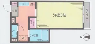 ユーティ綱島【2階】の間取り