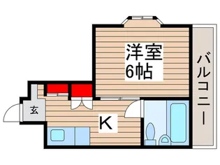 サニーパレスK【3階】の間取り