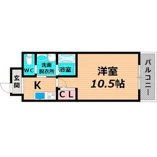 ヴィラナリー関目【3階】の間取り