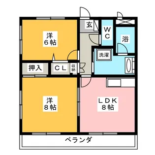 ルミエール本町【3階】の間取り