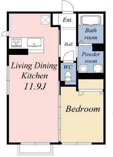 ブルー・イン・スカイ・シティ【1階】の間取り