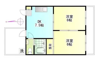 フォンテーヌ中野【3階】の間取り