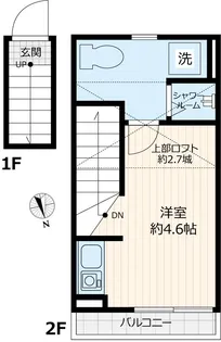 カーザ江古田【2階】の間取り