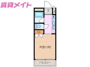 サンライフ高浜【1階】の間取り