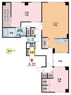 ルラーシェ【3階】の間取り