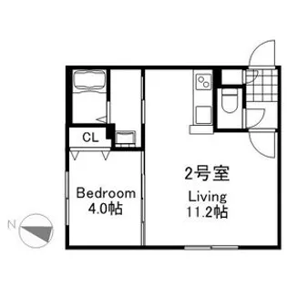 Saliente Yamahana(サリエンテ)【2階】の間取り