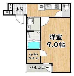 フジパレス野里公園【2階】の間取り