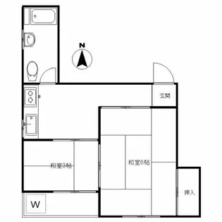 南波ビル【5階】の間取り