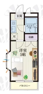 b’CASA東千葉re-born【2階】の間取り