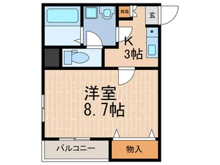 コンフォール六甲【2階】の間取り