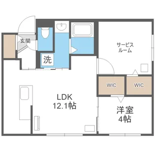precious Kotoni【2階】の間取り