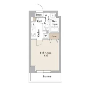 アルファコートお花茶屋II【2階】の間取り