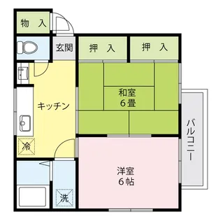 ハイタウン高山【2階】の間取り