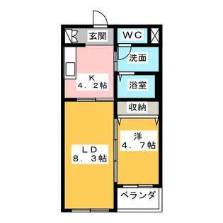 N’sマンション【3階】の間取り