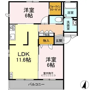 GRANDIO【1階】の間取り