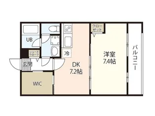 プレジャーコーポ五日市駅前【3階】の間取り