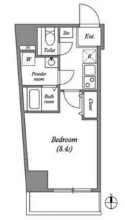 クオリタス両国【2階】の間取り