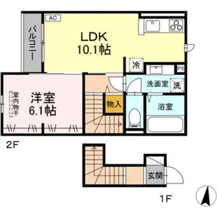 Primavera吉成台【2階】の間取り