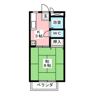 サンパーソン21 A棟【1階】の間取り