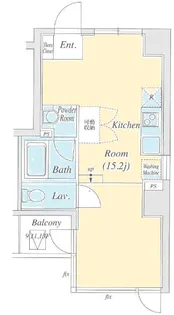 グレイスコート上野【10階】の間取り
