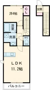 RION御幸ヶ原町【2階】の間取り