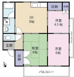 メゾン宮本【2階】の間取り