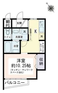 メゾンK【3階】の間取り