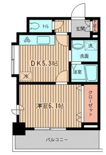 サンライズ中十条【5階】の間取り