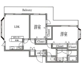 オズ ピアーレ【2階】の間取り